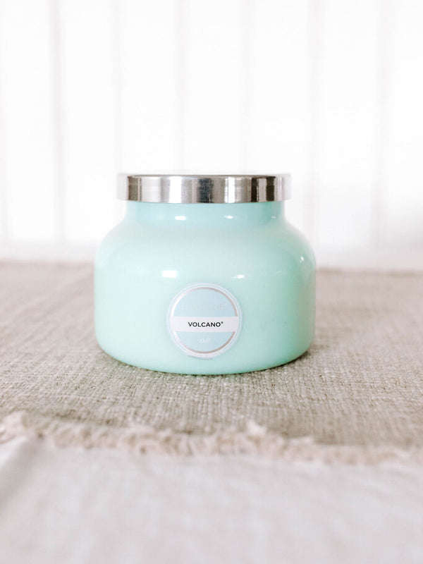8oz Aqua Petite Volcano Candle