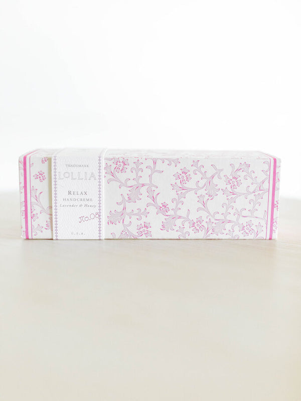 relax shea butter hand cream