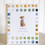 animals watercolor workbook