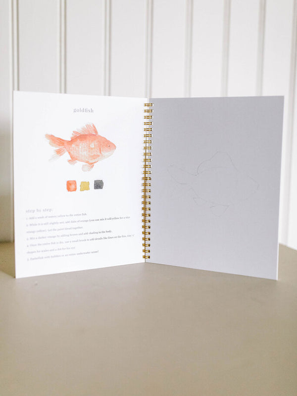 animals watercolor workbook