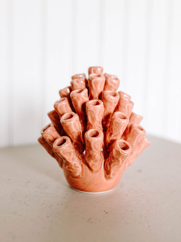 Coral Stoneware Decor