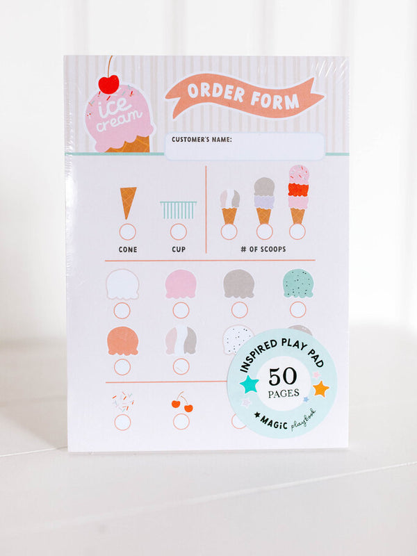 Ice Cream Shop Notepad