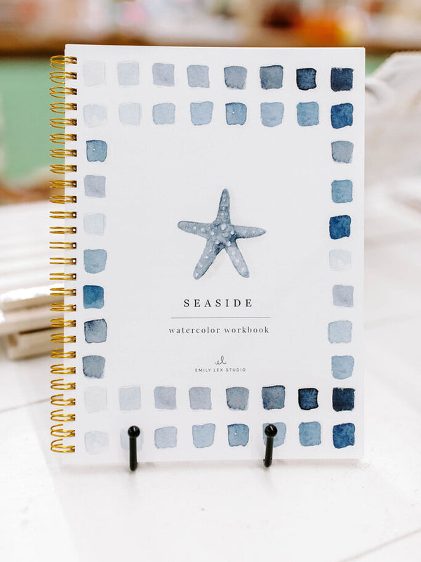 seaside watercolor workbook
