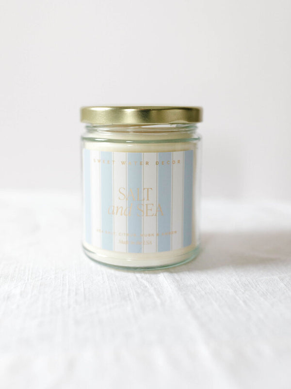 salt and sea candle