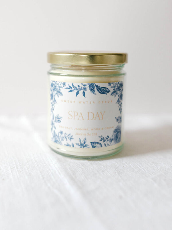 spa day candle