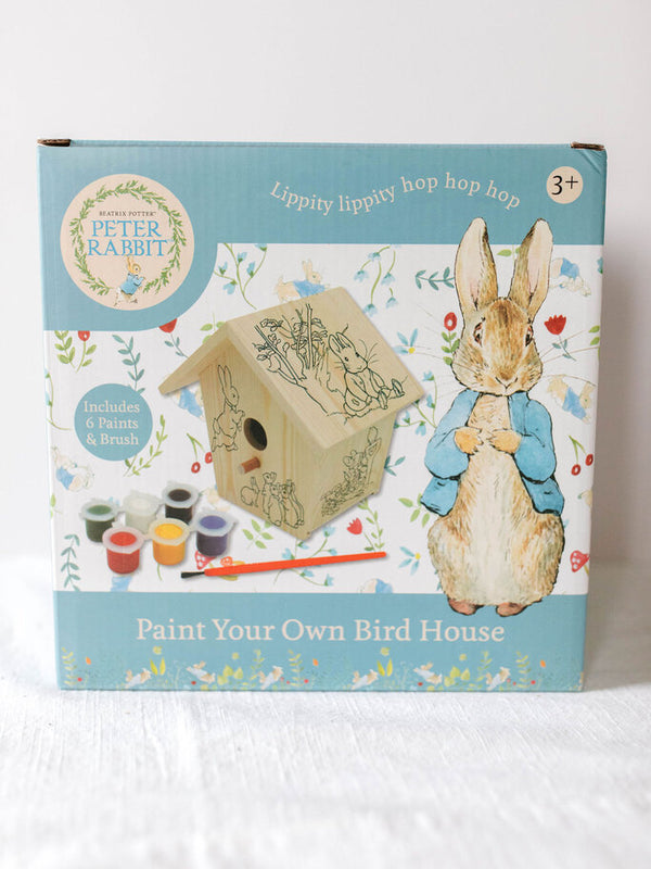 peter rabbit paint your own bird house