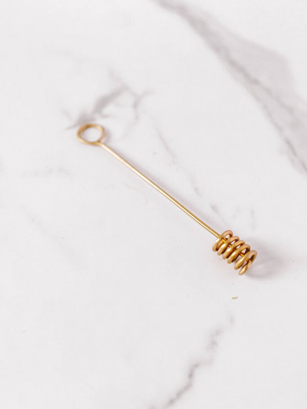 brass honey dipper