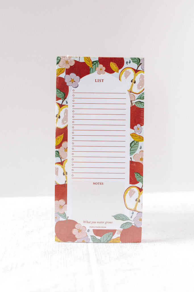 Apple Tree Market List Notepad