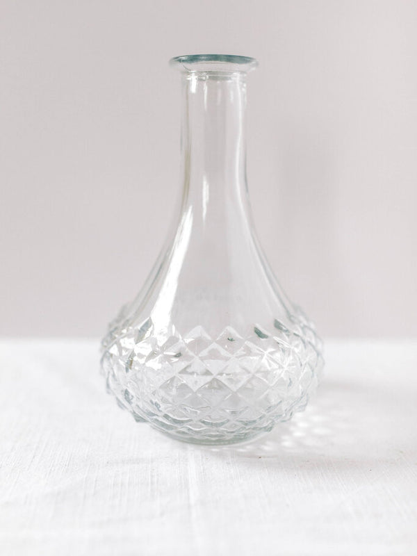 Bulb Shaped Glass Flower Vase