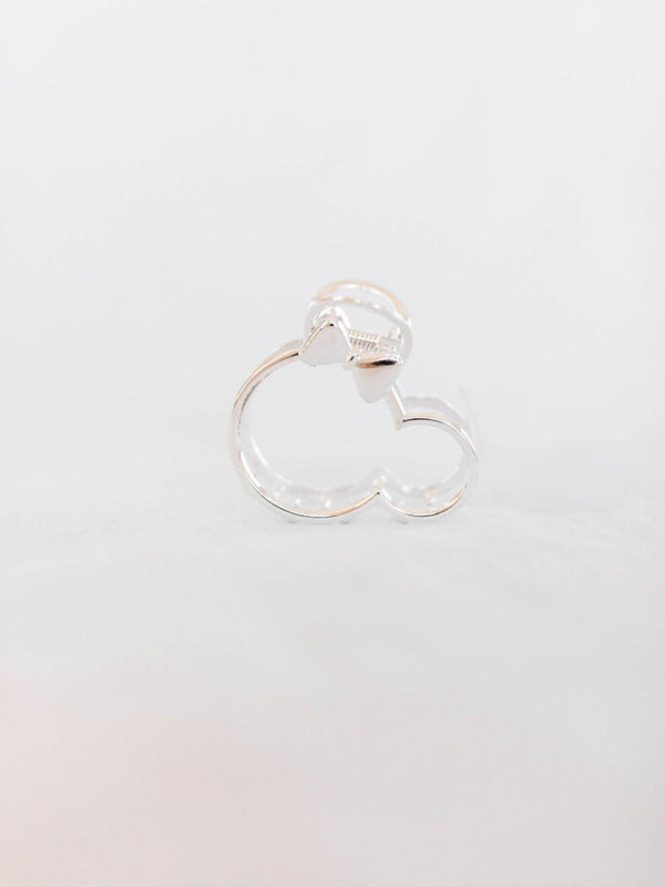 silver minnie claw clip