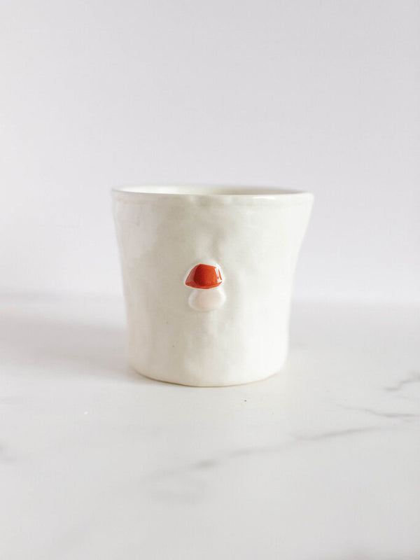 Ceramic Mushroom Bistro Candle