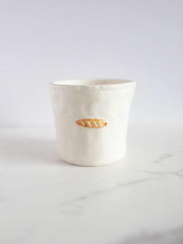 Ceramic Baguette Bistro Candle