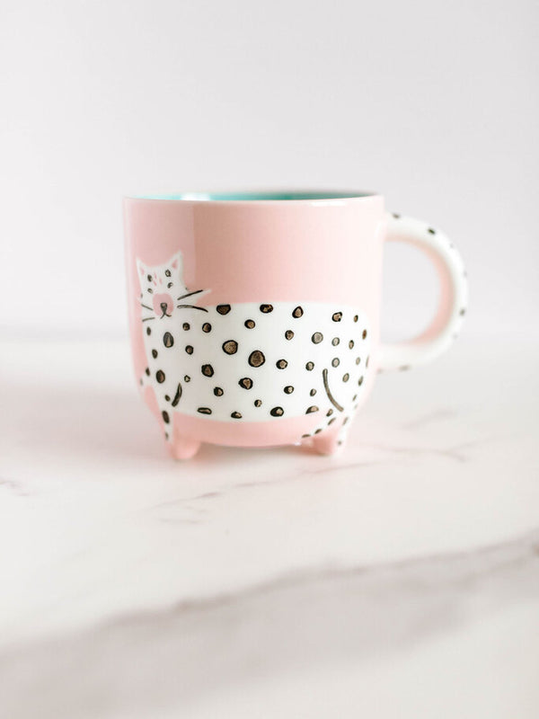 Dotty Cat Critter Mug