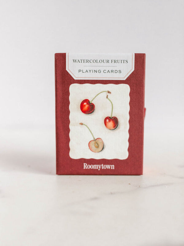 Watercolor Fruit Playing Cards