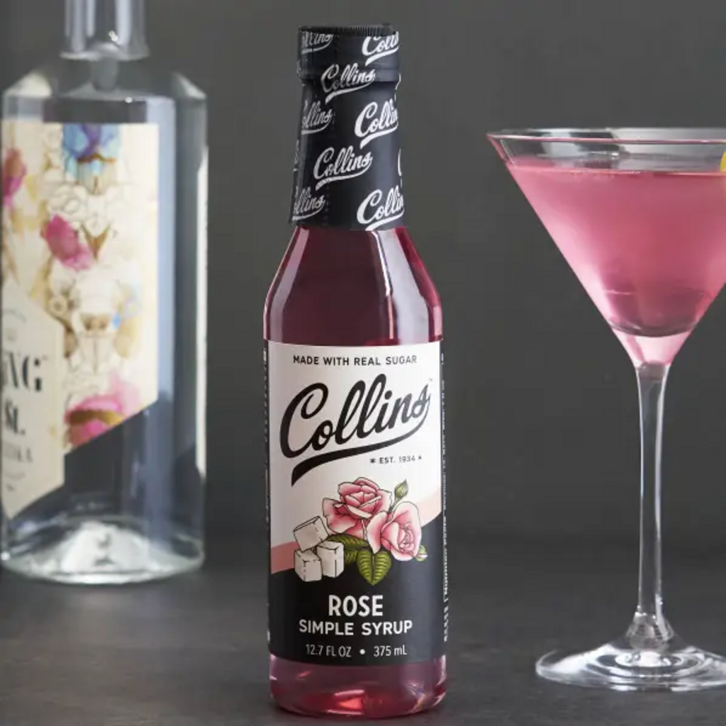 Real Sugar Rose Cocktail Simple Syrup - 12.7 oz