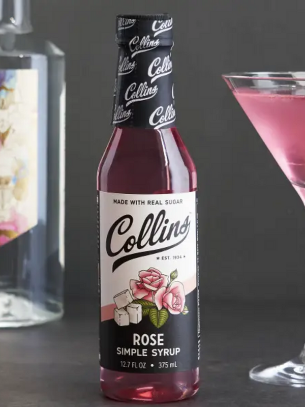 Real Sugar Rose Cocktail Simple Syrup - 12.7 oz