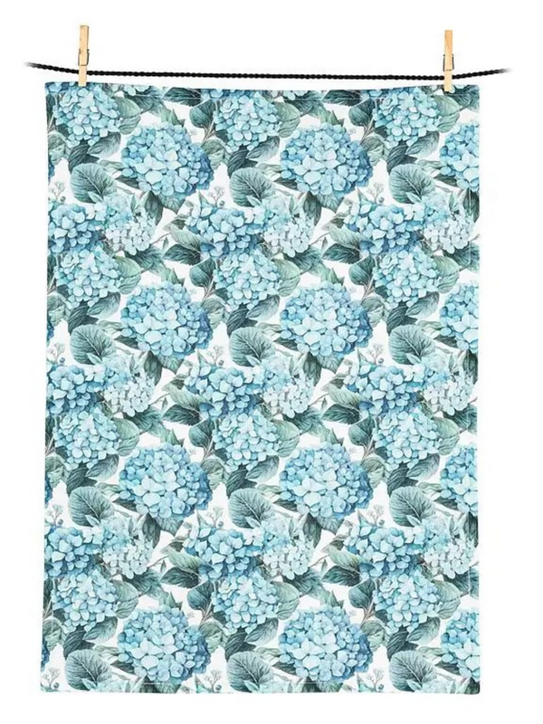 Hydrangeas Kitchen Towel-20x28"L