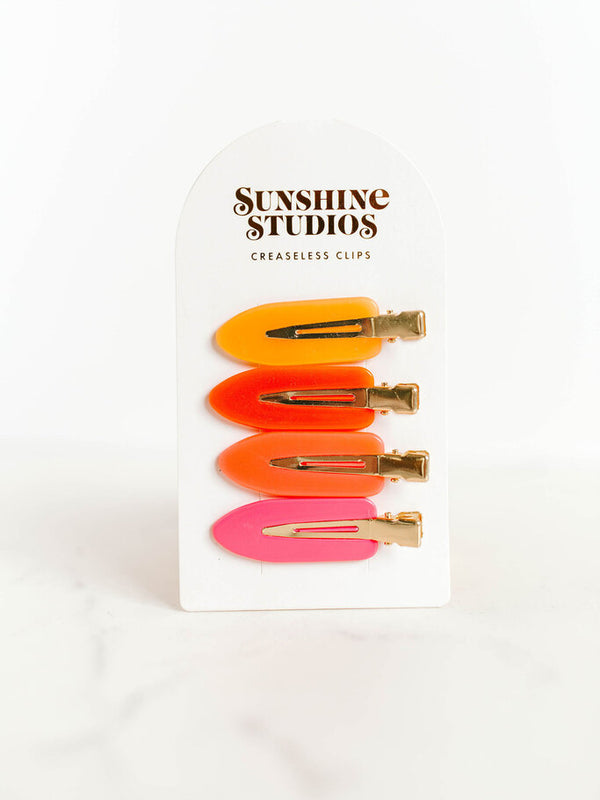 sunset creaseless hair clips