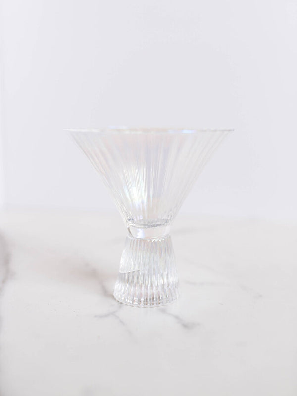 Iridescent Martini Glass