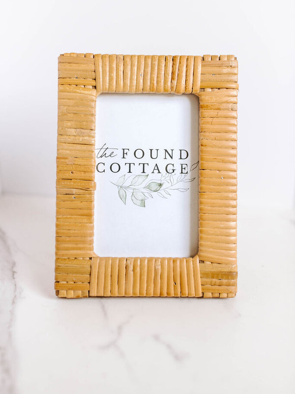 Rattan Photo Frame