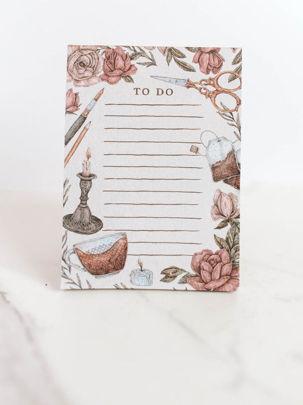 tea time to do list notepad