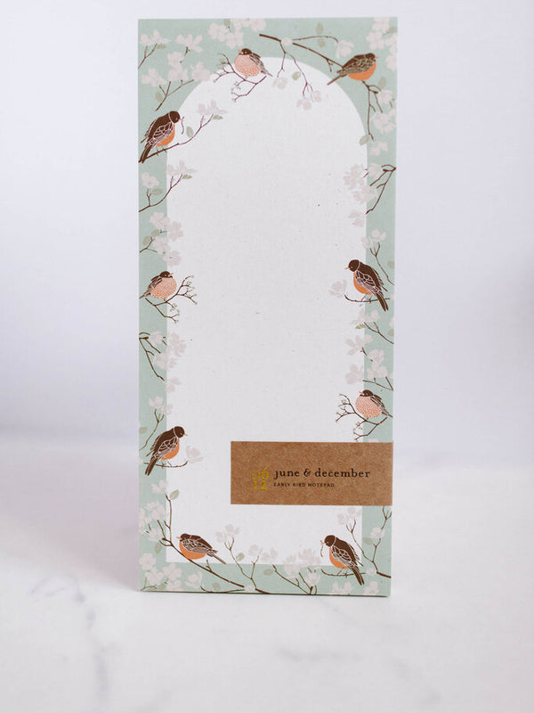 Early Bird Gets the Worm Notepad