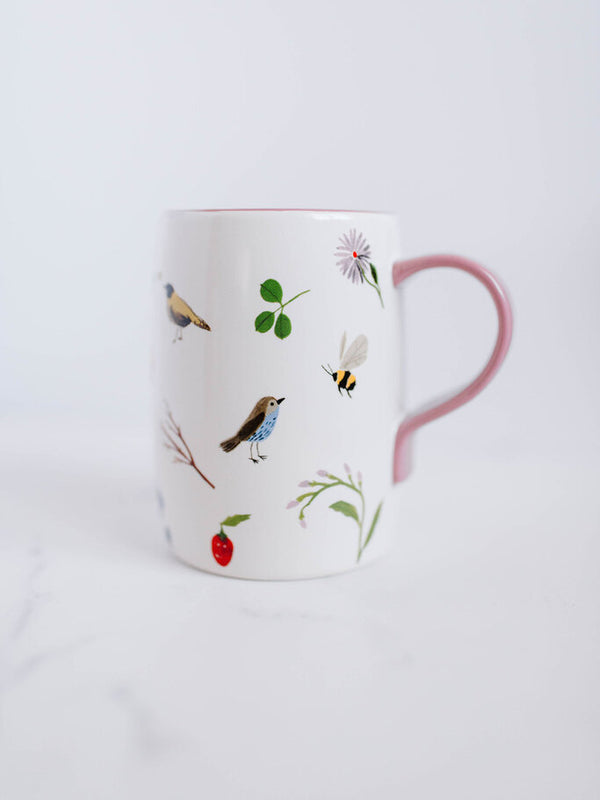 Garden Birds Ceramic Mug