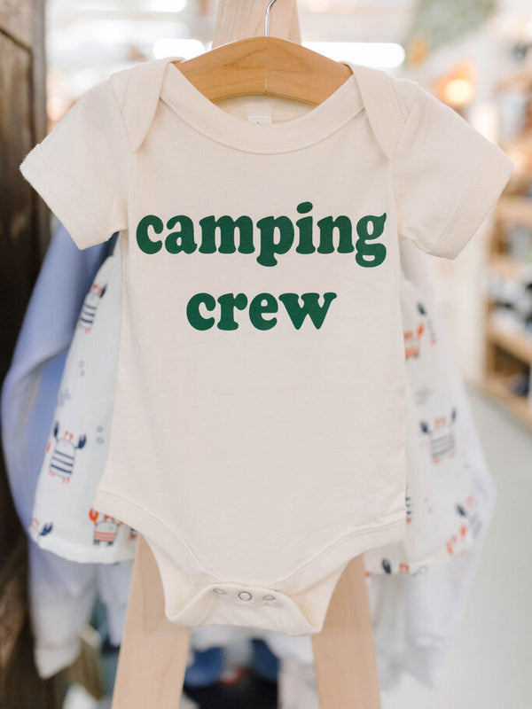 camping crew onesie
