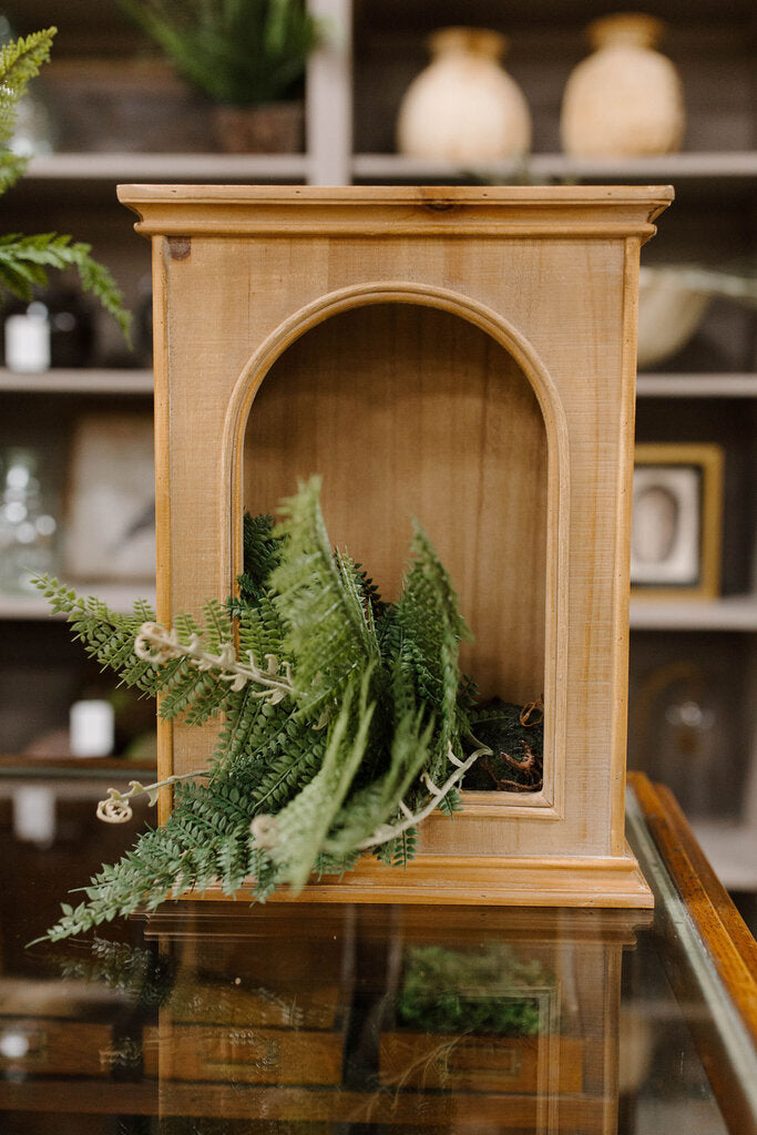 16" mini curio cabinet