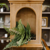 16" mini curio cabinet