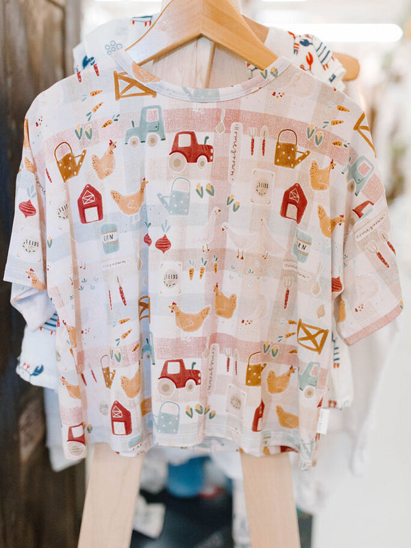 vintage farm oversized summer set