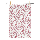 Candy Canes Kitchen Towel-18x28"L