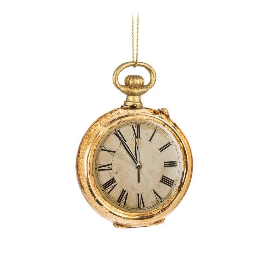 Pocket Watch Ornament-3.5"H