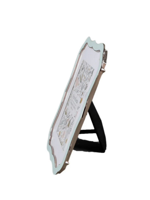 4x6 blue vintage style picture frame