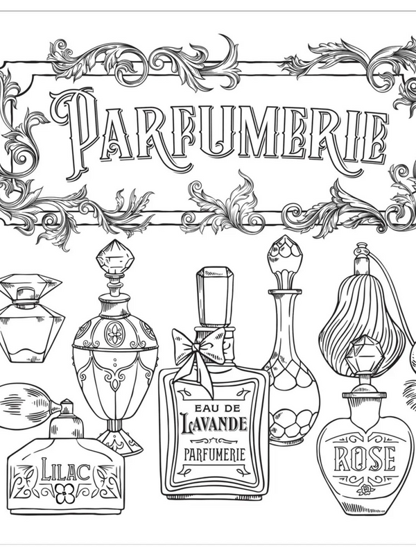 Ephemera Adult Coloring Book