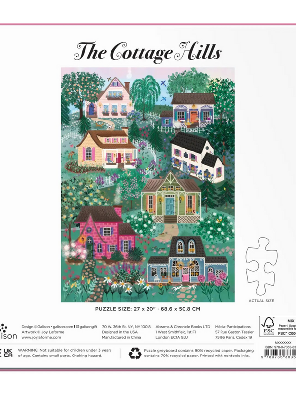 Cottage Hills 1000 Piece Puzzle