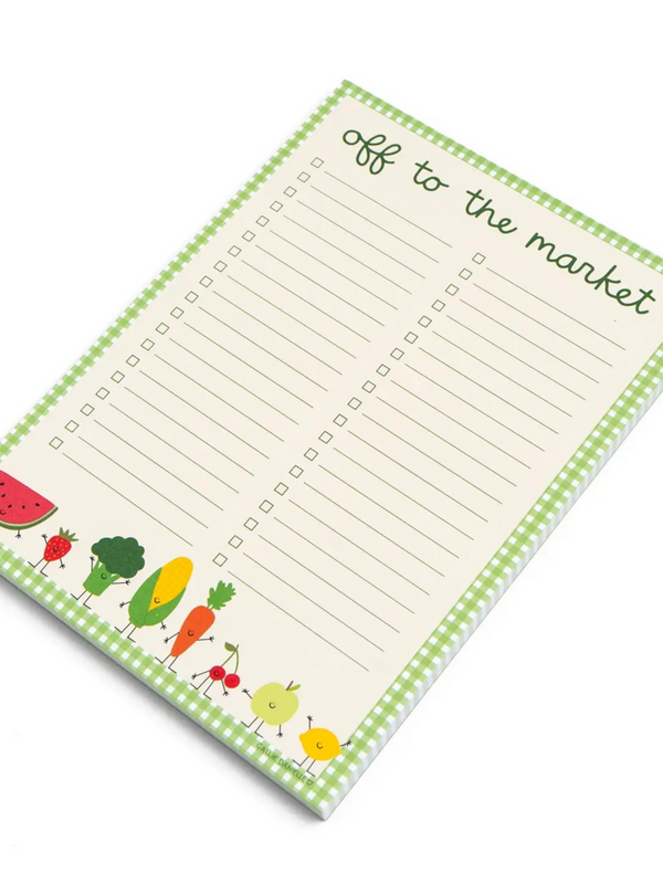 Off To the Market Notepad