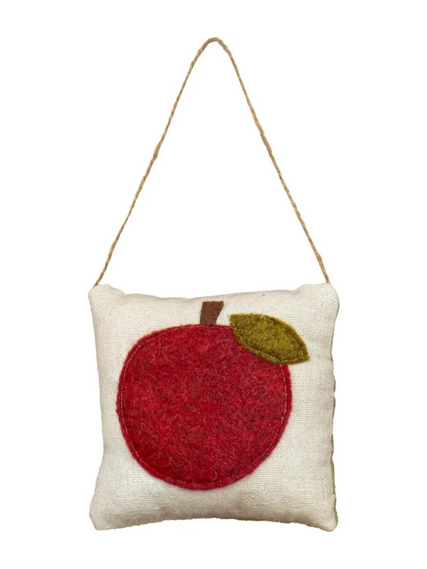 apple pillow ornament