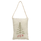 joy tree pillow ornament