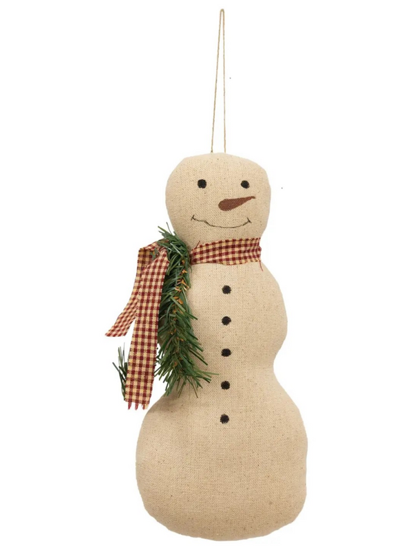 large primitive snowman