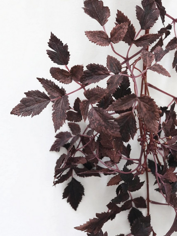 Plum Cimicifuga Seeded Garland - 6'