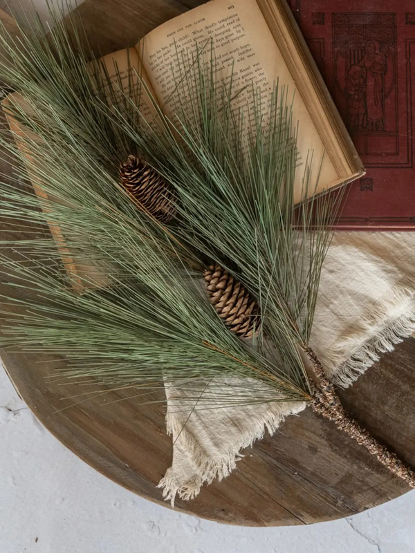 29" River Pine Spray w/ Cones
