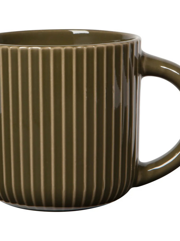 Olive Branch Fluted Mug