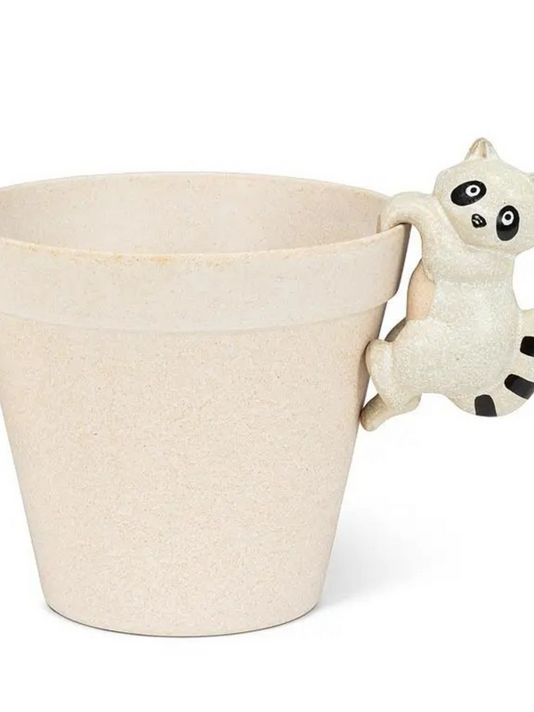 Climbing Raccoon Pot Hanger-4"H