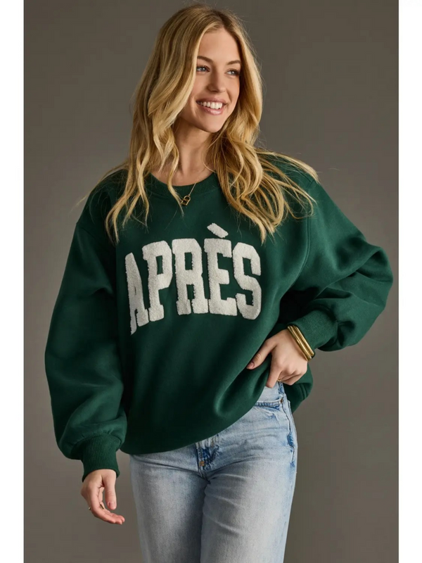 green apres sweatshirt