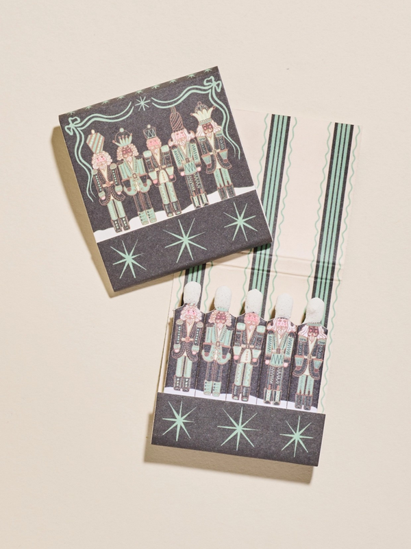 green nutcracker 10 stem matchbook