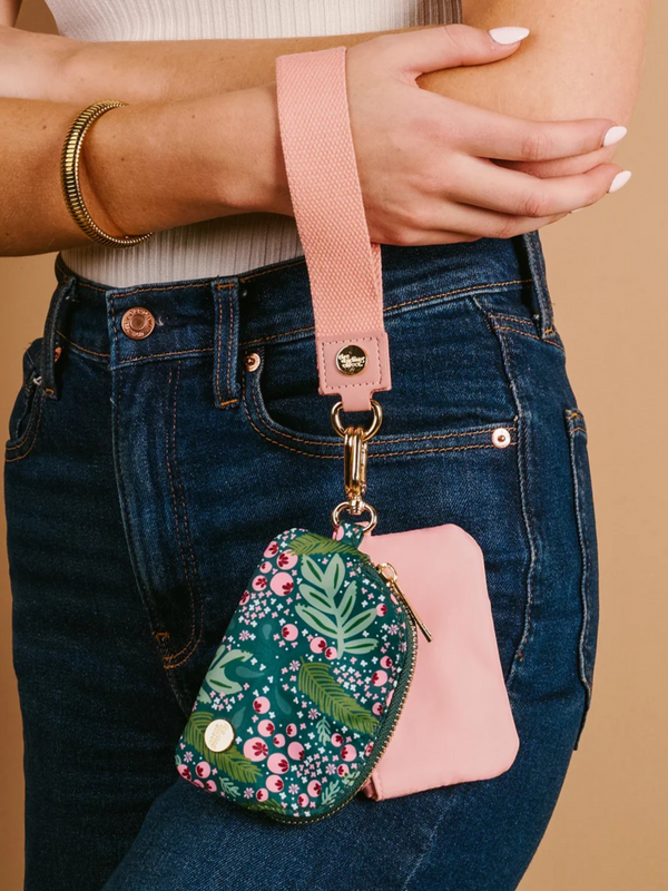 Jolly Sprig Duo Pouch Wristlet