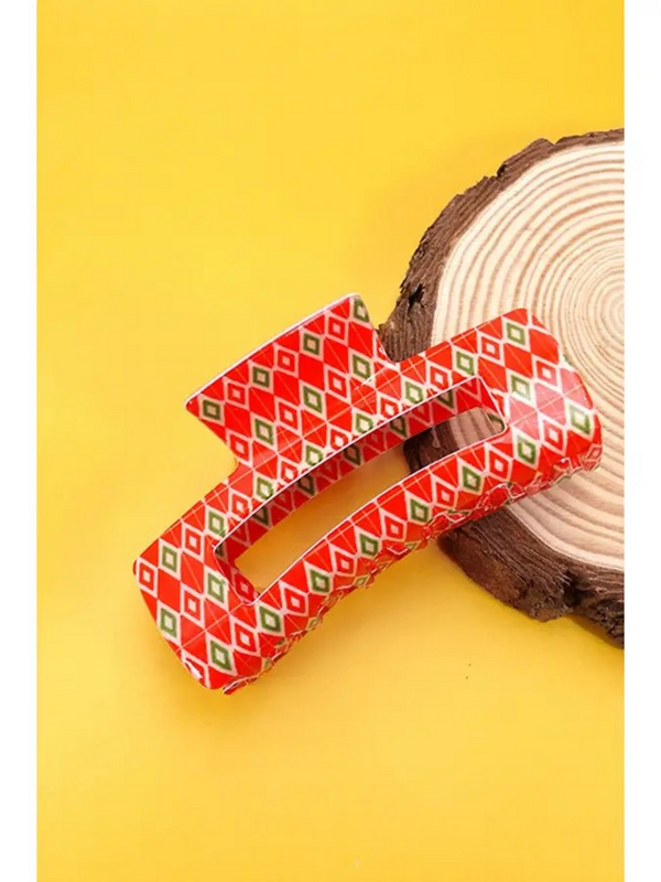 ornament pattern hair claw