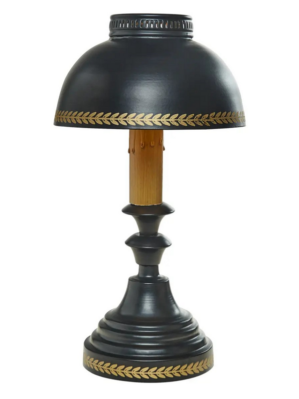 Black Tole Accent Lamp with Shade