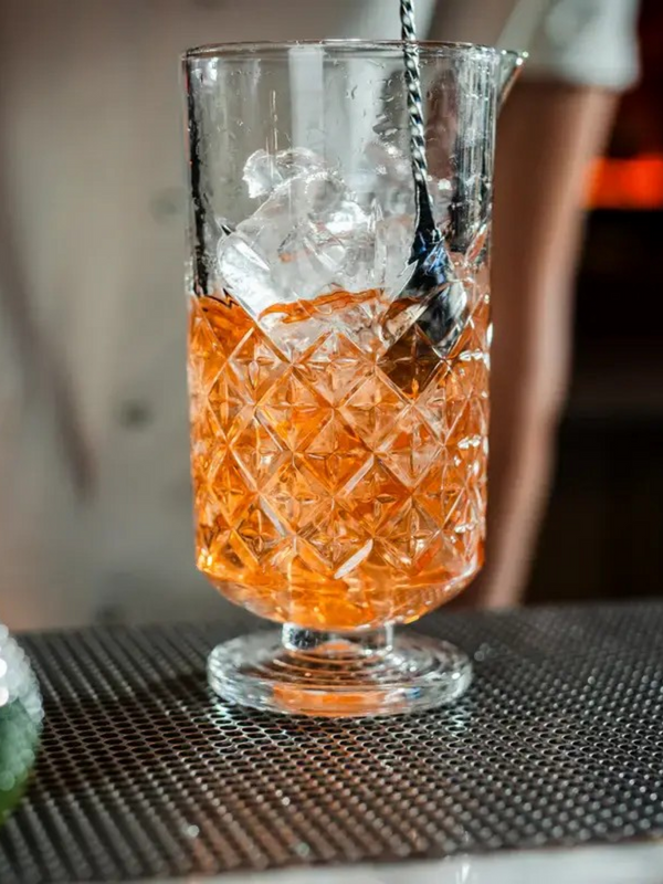 22oz footed mixing glass